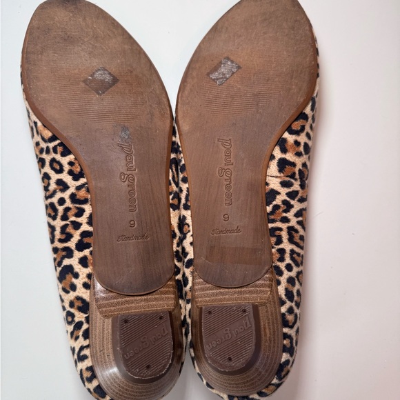 Vintage Paul Green Leopard Open Toe Shoes - Picture 3 of 8